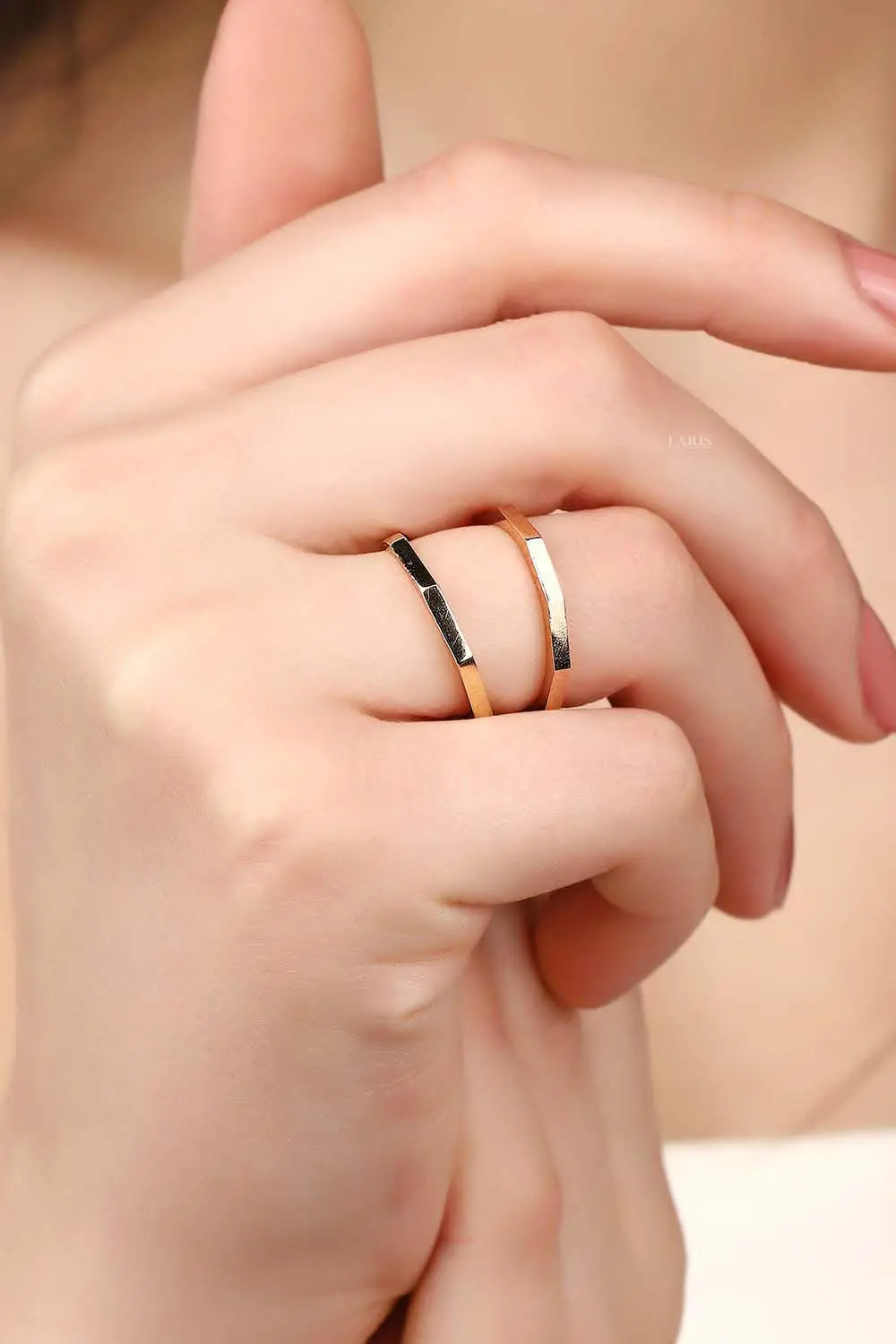 14 Ayar Altın Minimal Eklem Yüzüğü